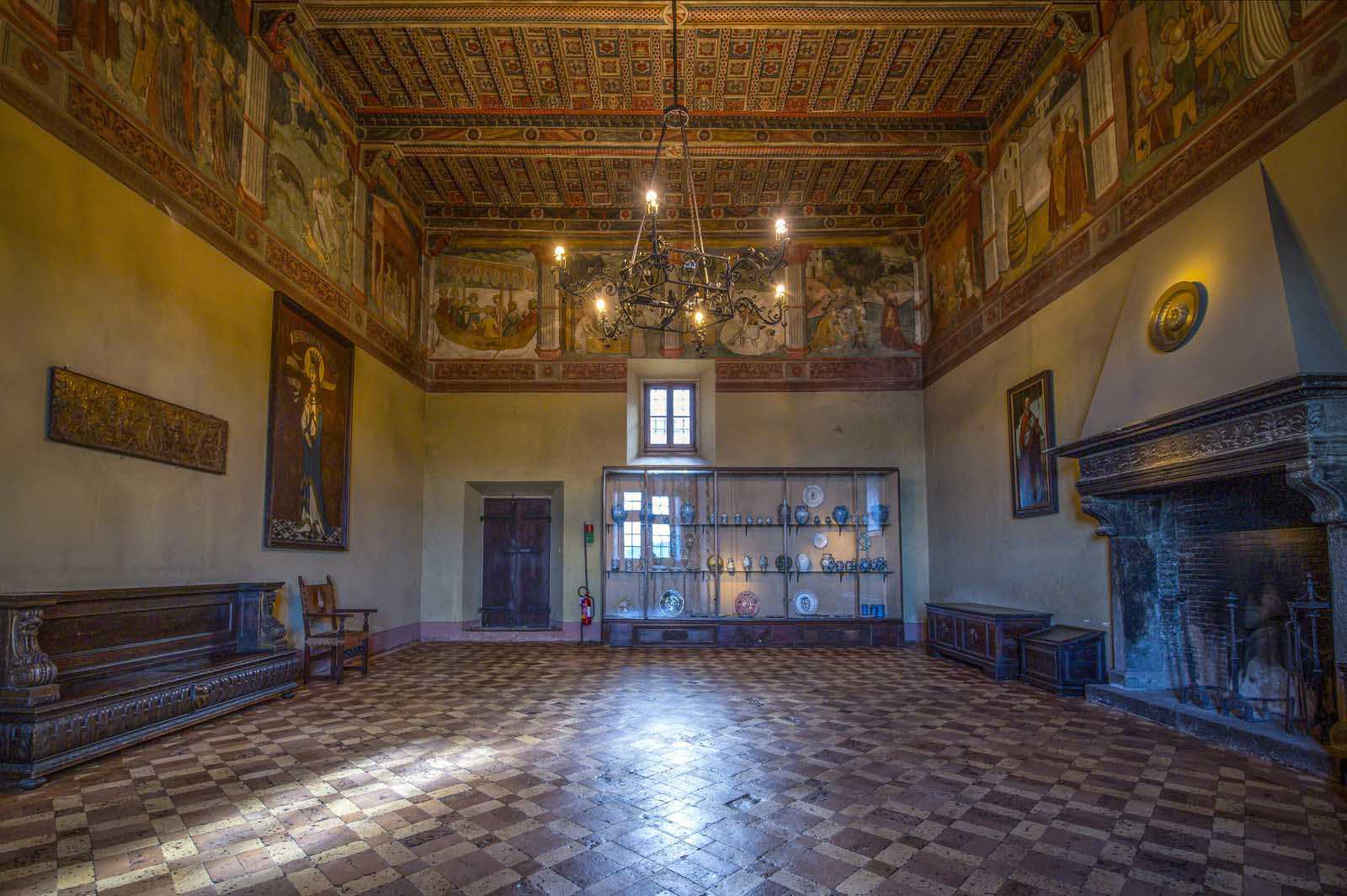 Castello Odescalchi Bracciano, sala di Pisanello