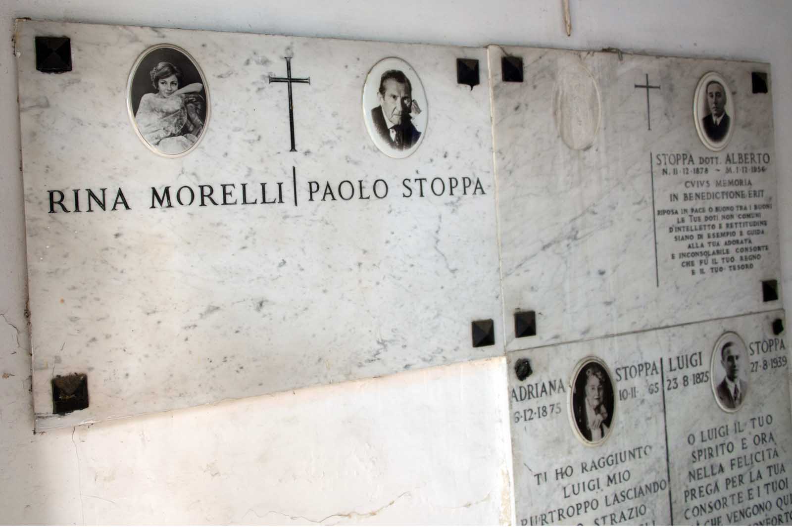 Tomba di Paolo Stoppa e Rina Morelli